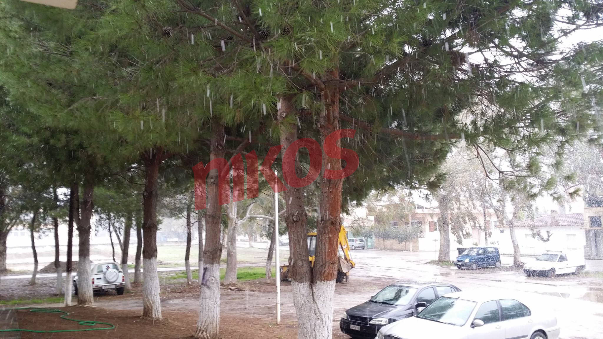 Χιονίζει και στην Ερέτρια – ΦΩΤΟ αναγνώστη