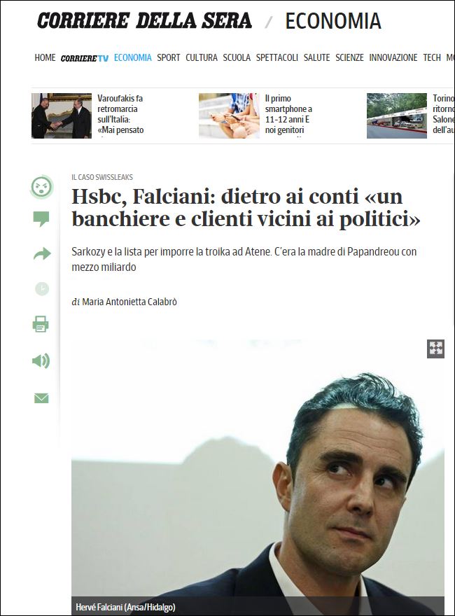 “Βόμβα” από Φαλτσιανί για τον Παπανδρέου και τον Σαρκοζί