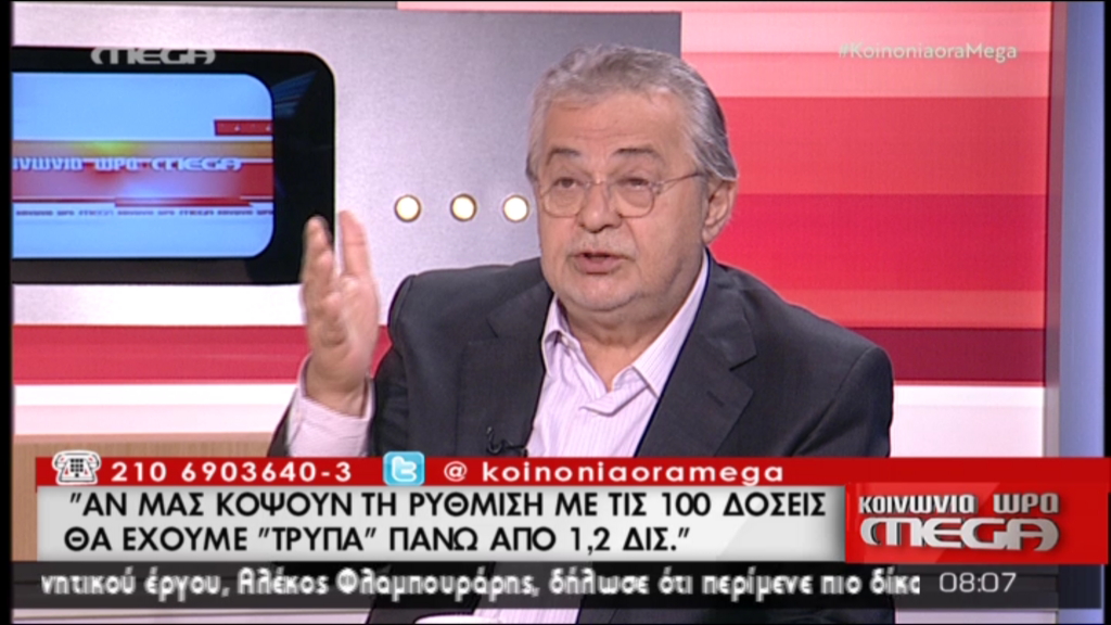 Σπυρόπουλος: Αν μας κόψουν τη ρύθμιση με τις 100 δόσεις, θα έχουμε “τρύπα”… – ΒΙΝΤΕΟ