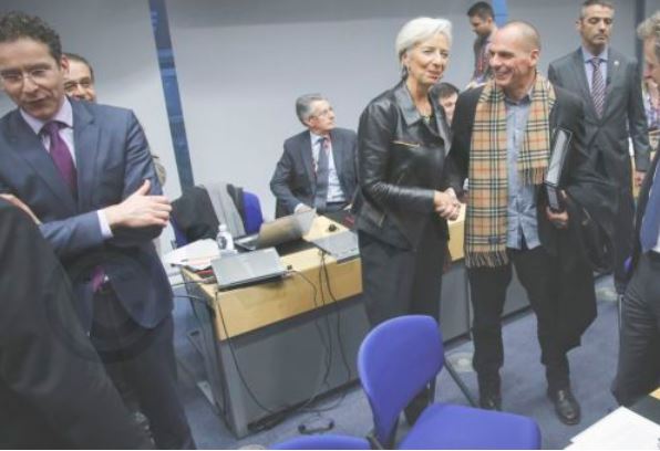Τα χαμόγελα του Βαρουφάκη με την Λαγκάρντ – ΦΩΤΟ