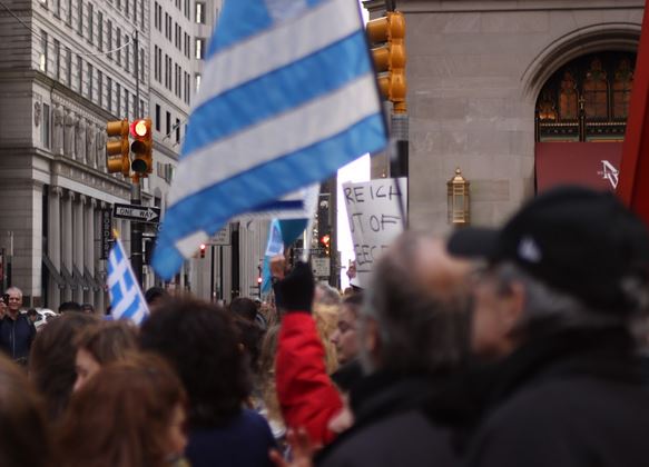 Μήνυμα αλληλεγγύης από τη Νέα Υόρκη