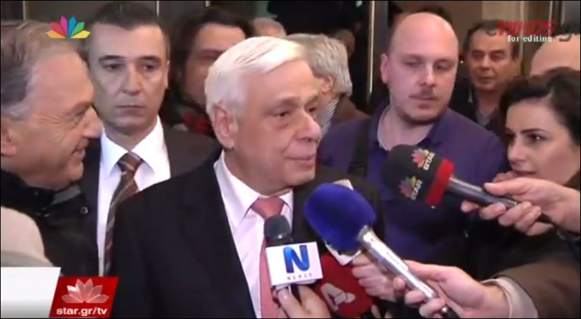 Ο Παυλόπουλος καθ΄ οδόν για το Μαξίμου – Τι δήλωσε – ΒΙΝΤΕΟ