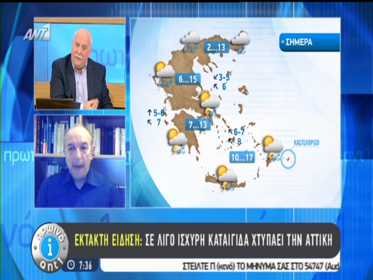 Ισχυρή καταιγίδα έρχεται στην Αττική – BINTEO