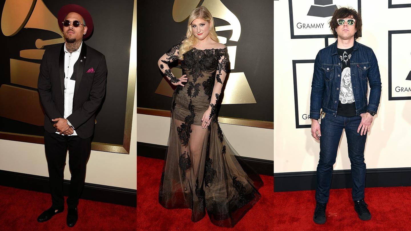 CHris Brown, Meghan Trainor, Ryan Adams