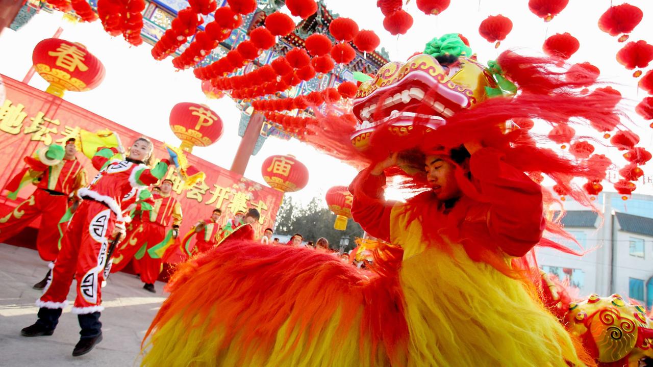 Lunar New Year, Chinese New Year, 2015, Year of the goat, lion dance (Credit: Feng Li/Getty)