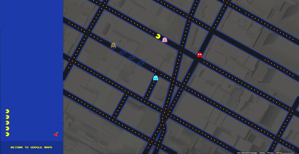 Παίξε pac-man στο… Google Maps
