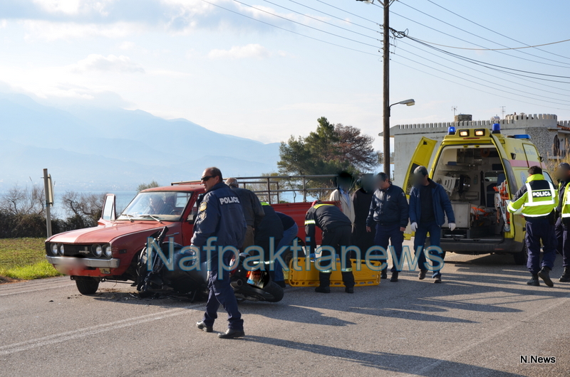 Τροχαίο στην Ναύπακτο με έναν σοβαρά τραυματία – ΒΙΝΤΕΟ-ΦΩΤΟ