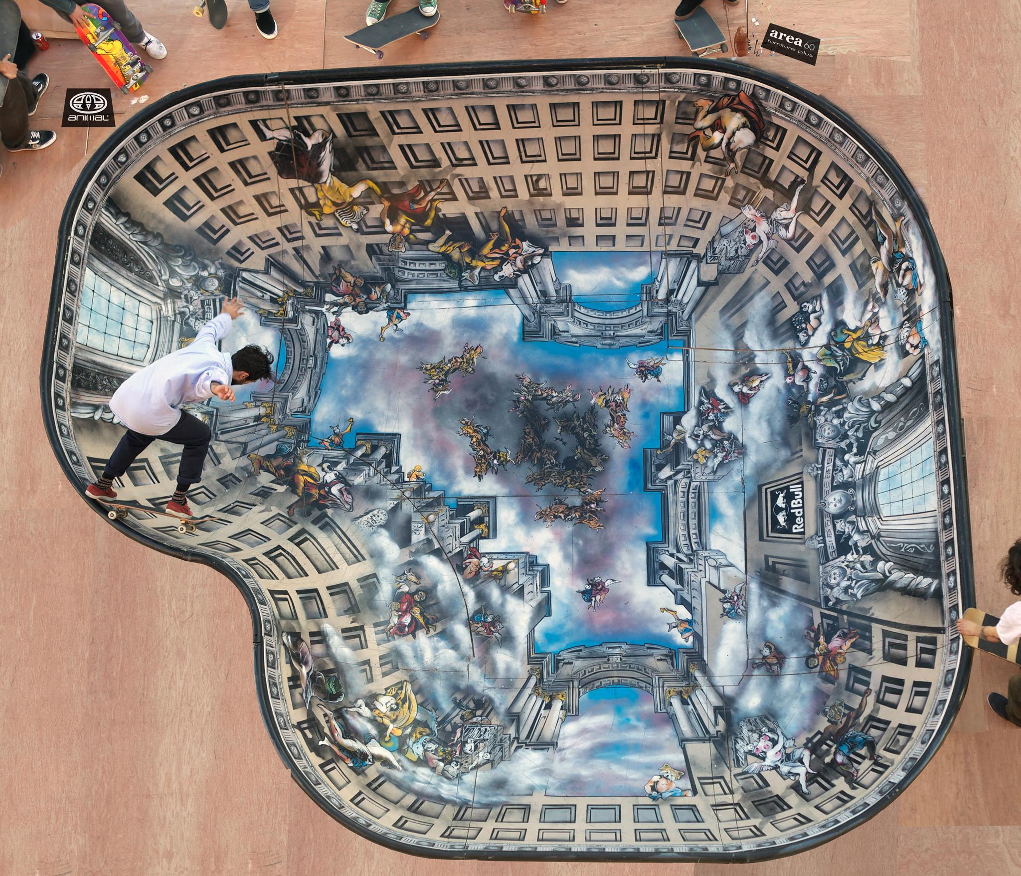 Ράμπα για sκateboard σε… γκαλερί του Ψυρρή – ΒΙΝΤΕΟ