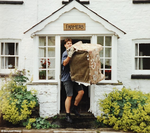 Hard graft: Duncan had to put his career on hold while he tried to make the house watertight