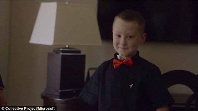 Alex Pring, a 7-year-old who was born with a partially developed right arm, received the 3-D arm