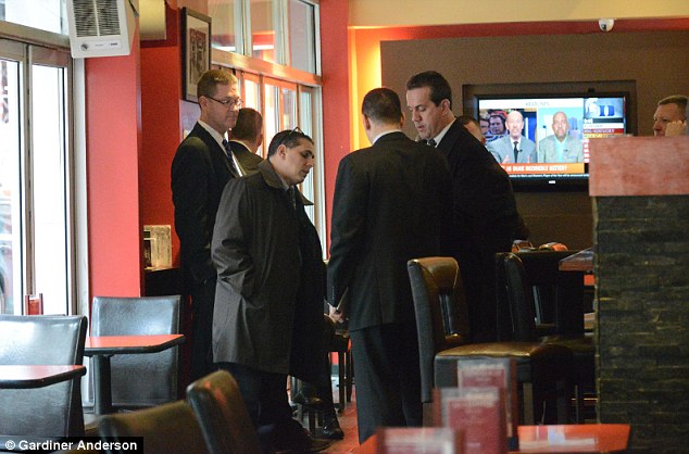 Baby Gavriel was found unconscious and foaming from the mouth when restaurant workers broke into the bathroom