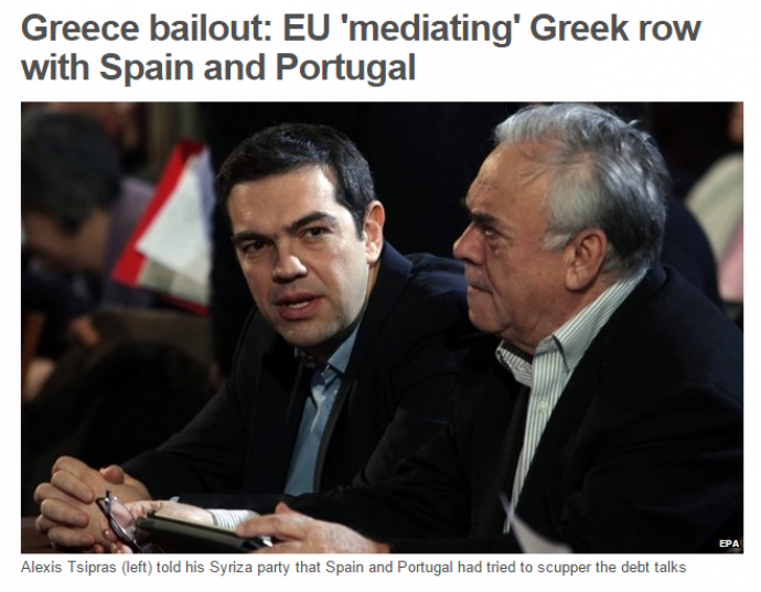 BBC: Η ΕΕ “μεσολαβεί” στην διένεξη της Ελλάδας με Ισπανία και Πορτογαλία