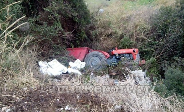 Έπεσε με το τρακτέρ στο γκρεμό – ΦΩΤΟ
