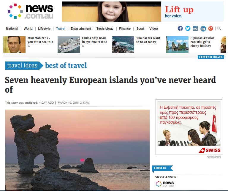 Ελληνικό νησί στους 7 άγνωστους νησιωτικούς παραδείσους της Ευρώπης – ΦΩΤΟ