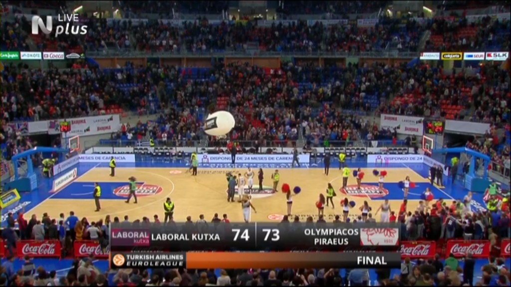 Λαμποράλ Κούτσα – Ολυμπιακός 74-73 (Τελικό)