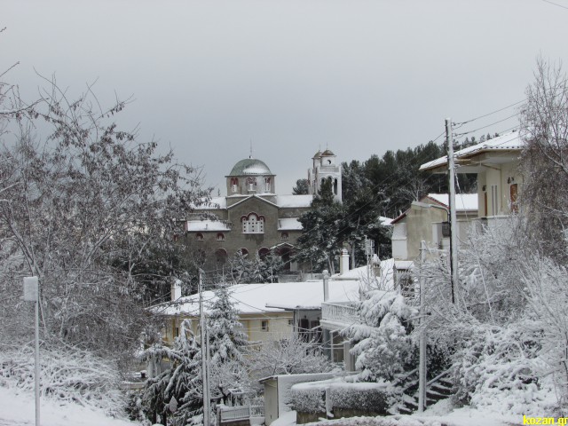 Στα λευκά η Κοζάνη – ΦΩΤΟ