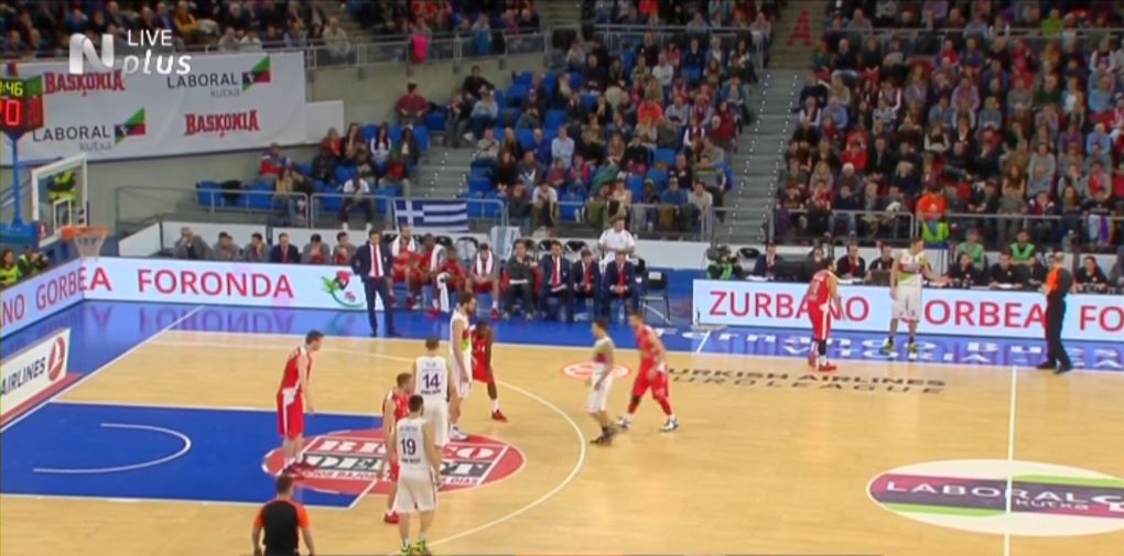 Λαμποράλ Κούτσα – Ολυμπιακός 53-55 (30’)