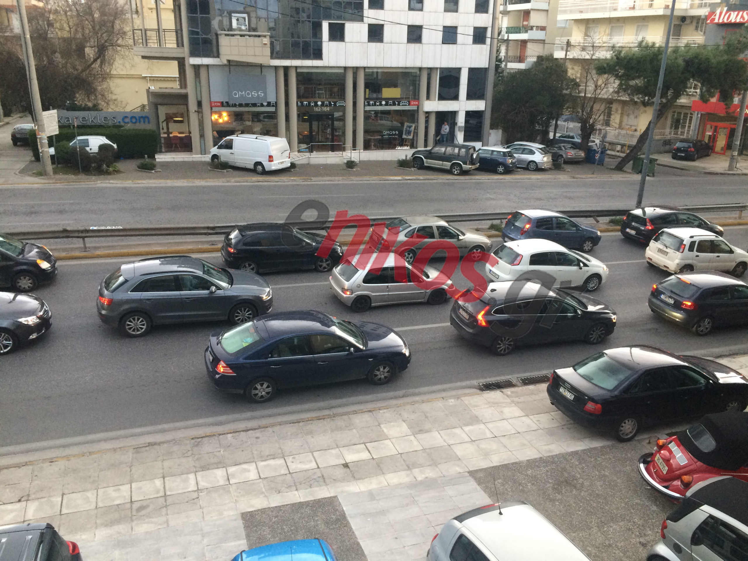 Κίνηση στην Κηφισίας για το ντέρμπι στο ΟΑΚΑ – ΦΩΤΟ