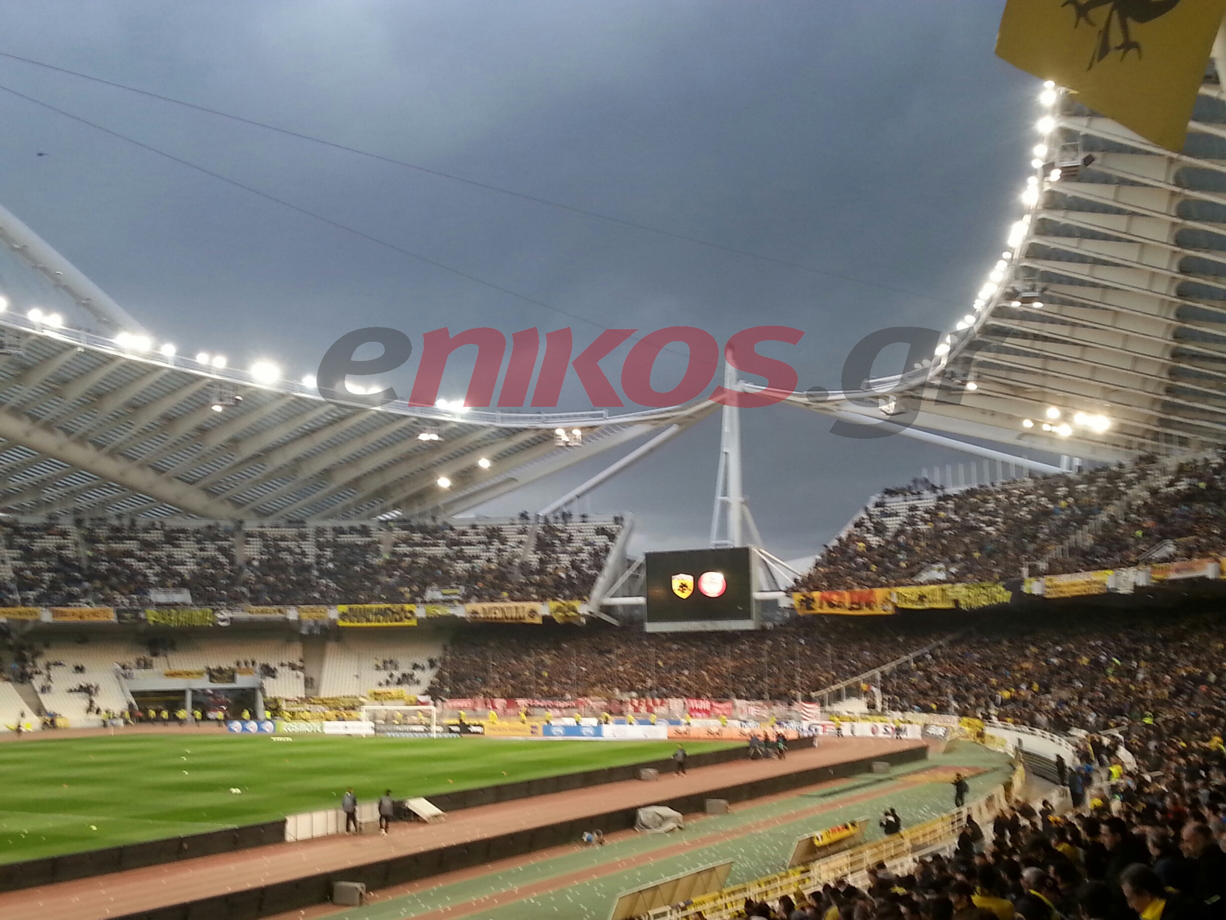 H ατμόσφαιρα στο ΟΑΚΑ πριν το ντέρμπι – ΦΩΤΟ