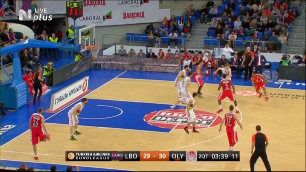 Λαμποράλ Κούτσα – Ολυμπιακός 36-38 (ΗΜ.)