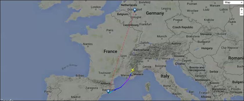 Καρέ καρέ η πορεία του Airbus πριν από την συντριβή – ΒΙΝΤΕΟ