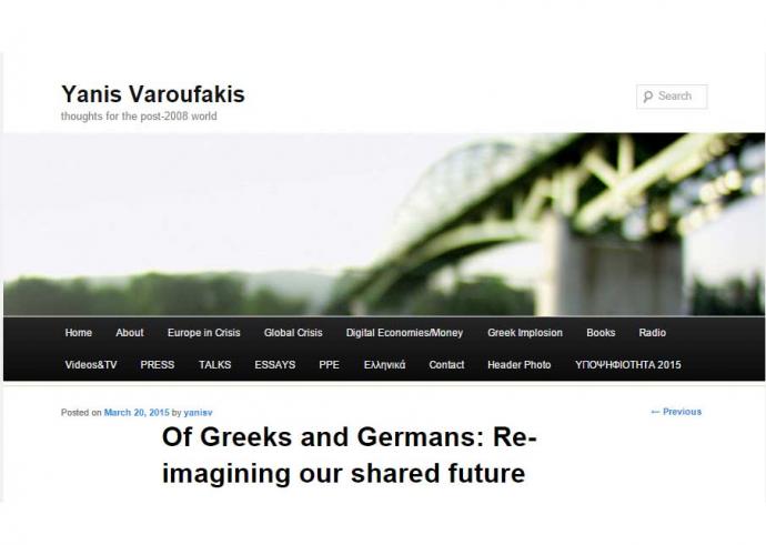 Βαρουφάκης: “Blame Game” Ελλάδας – Γερμανίας η φασαρία για την χειρονομία