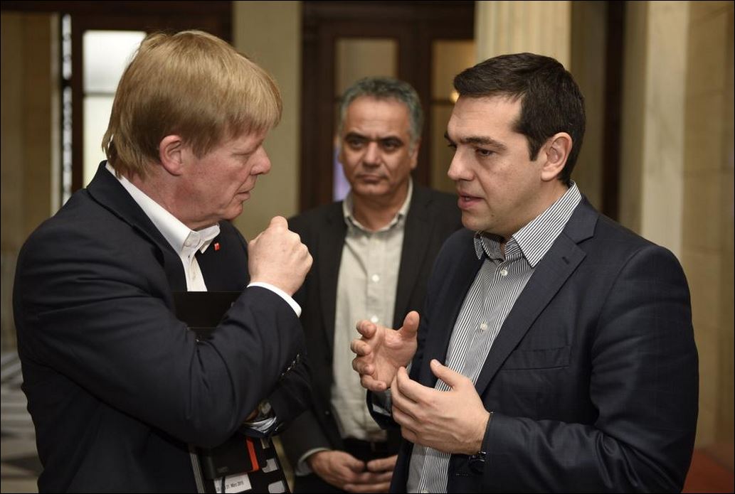Η ΦΩΤΟ του Τσίπρα με τον Πρόεδρο των Γερμανικών Συνδικάτων