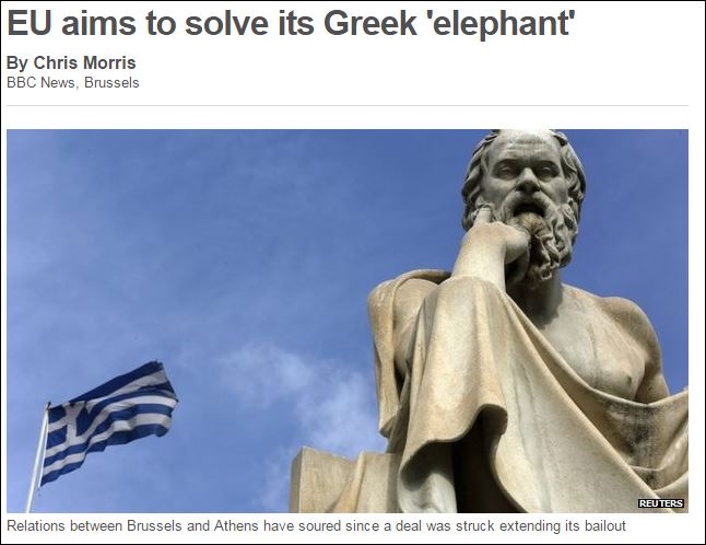 BBC: Σαν ελέφαντας σε δωμάτιο η Ελλάδα