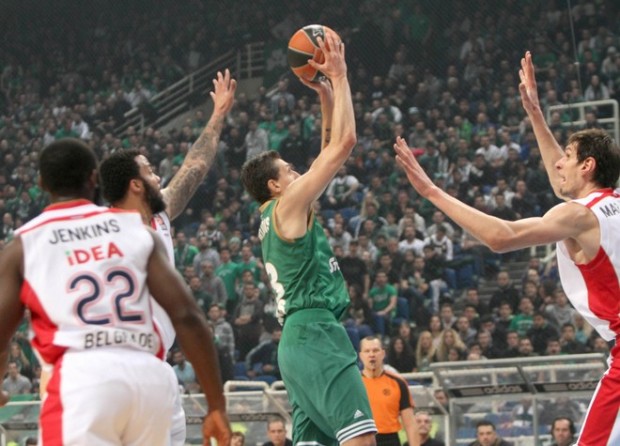 Παναθηναϊκός – Ρεάλ 19-15 (10′)