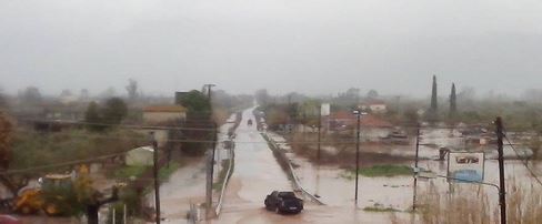 Πλημμύρισε η Άνω Μεσσηνία – ΦΩΤΟ