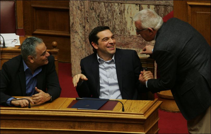 Το πηγαδάκι του Τσίπρα με Σκουρλέτη – Κακλαμάνη – ΦΩΤΟ