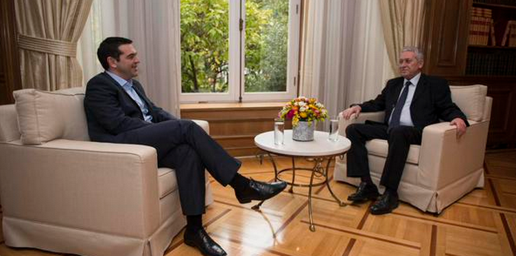 Τι δήλωσε ο Κουβέλης μετά τη συνάντηση με τον Τσίπρα -ΒΙΝΤΕΟ