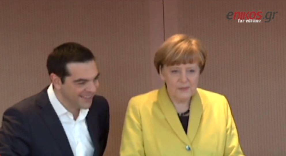 Η ξενάγηση του Τσίπρα από την Μέρκελ – ΒΙΝΤΕΟ