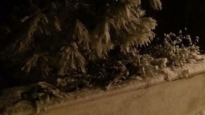Έντονη χιονόπτωση στην Κοζάνη – ΒΙΝΤΕΟ