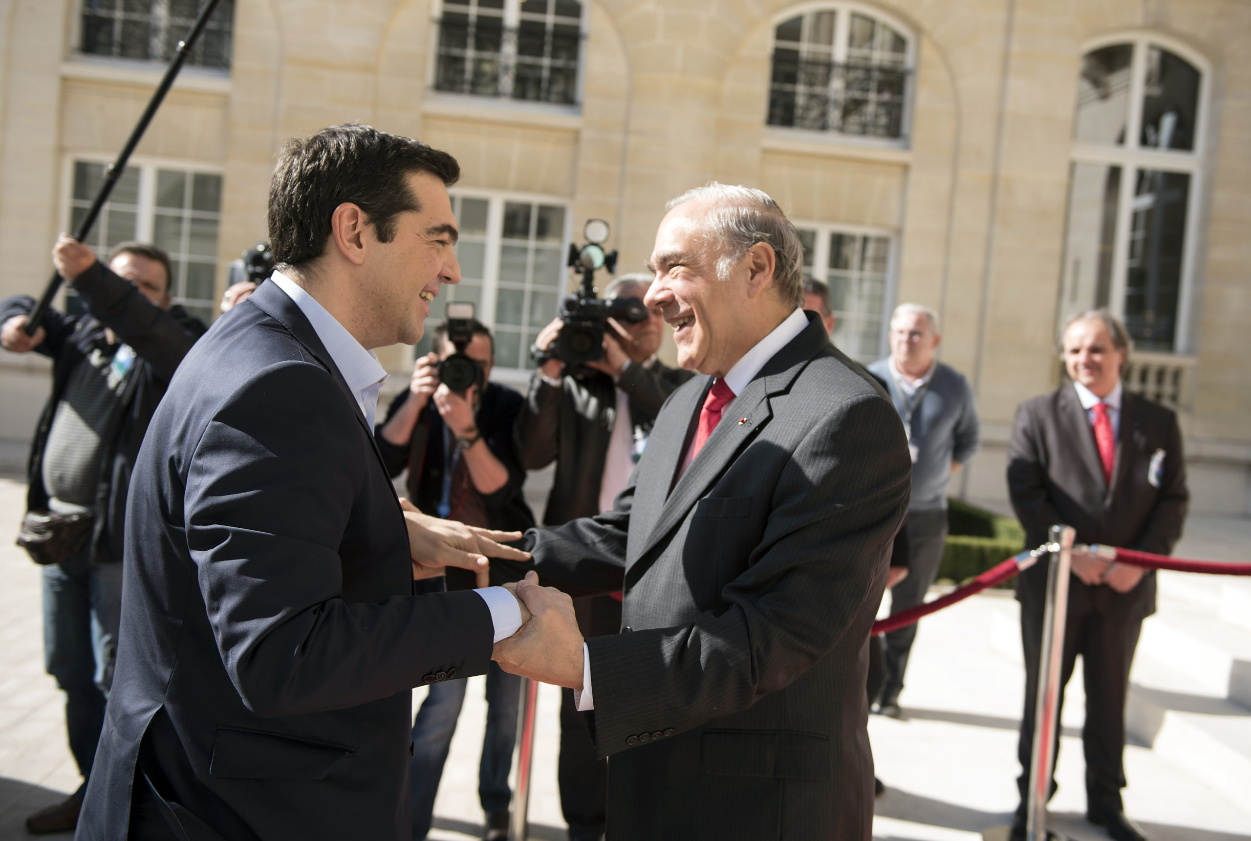 Η συνάντηση του Τσίπρα με τον Γκουρία – ΦΩΤΟ