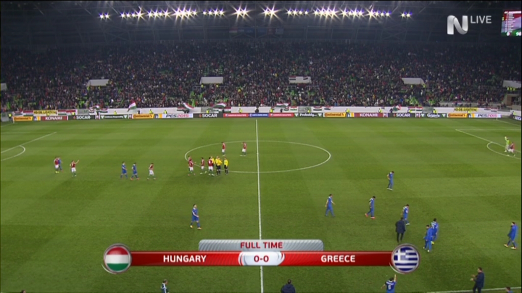 Ουγγαρία – Ελλάδα 0 – 0 (Τελικό)