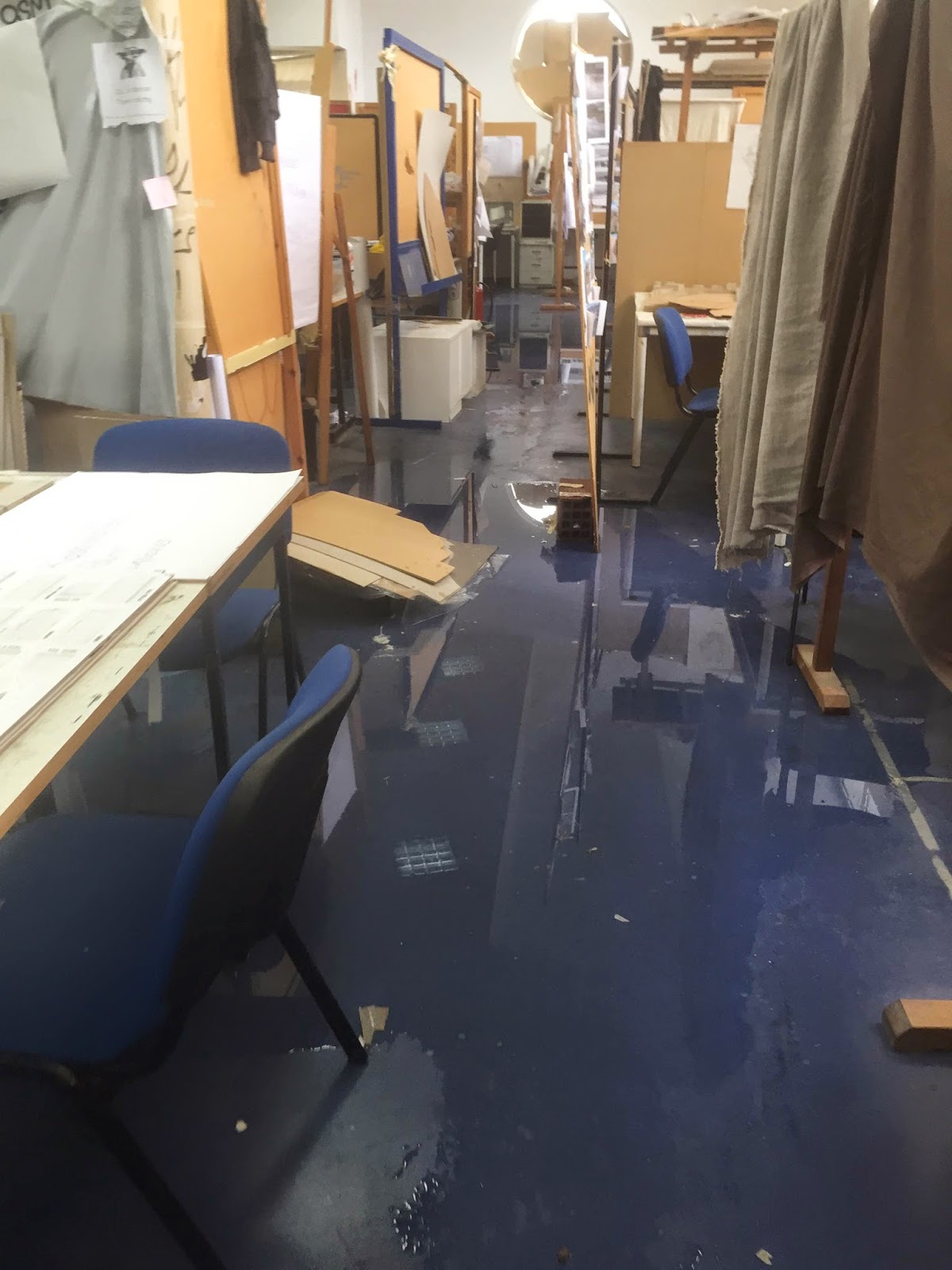 Πλημμύρισε η Αρχιτεκτονική Σχολή του ΔΠΘ – ΦΩΤΟ