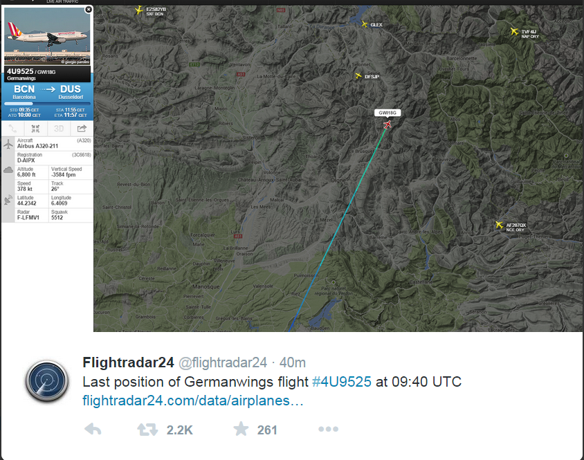 Γερμανοί οι περισσότεροι επιβάτες του airbus – Δείτε το τελευταίο ίχνος στα ραντάρ