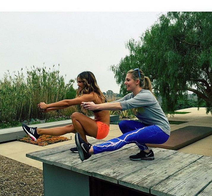 Katrina is a weight loss success story, she says, and moved to California to be a trainer. That was where she met Karena, and tried to get her to be her friend.