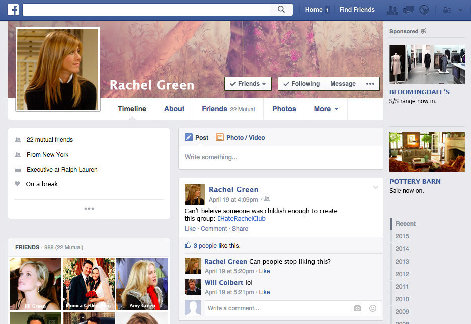 Ποια social media θα χρησιμοποιούσαν τα «Φιλαράκια»; – ΦΩΤΟ