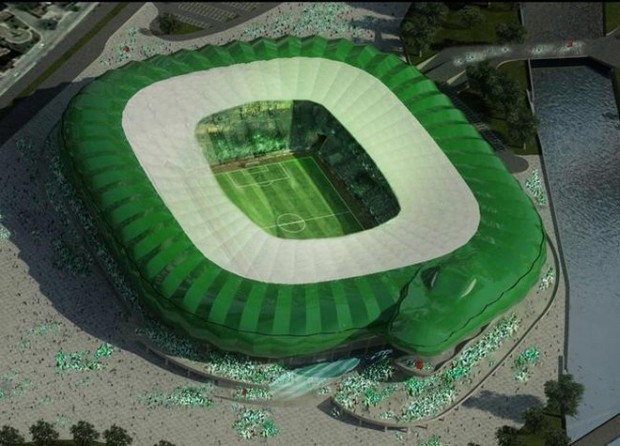 Ένας κροκόδειλος σε… σχήμα γηπέδου – ΦΩΤΟ