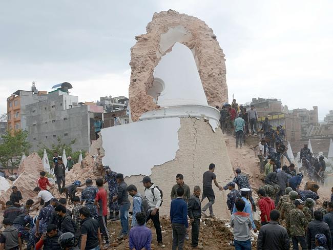 ’Running for life from my tent’