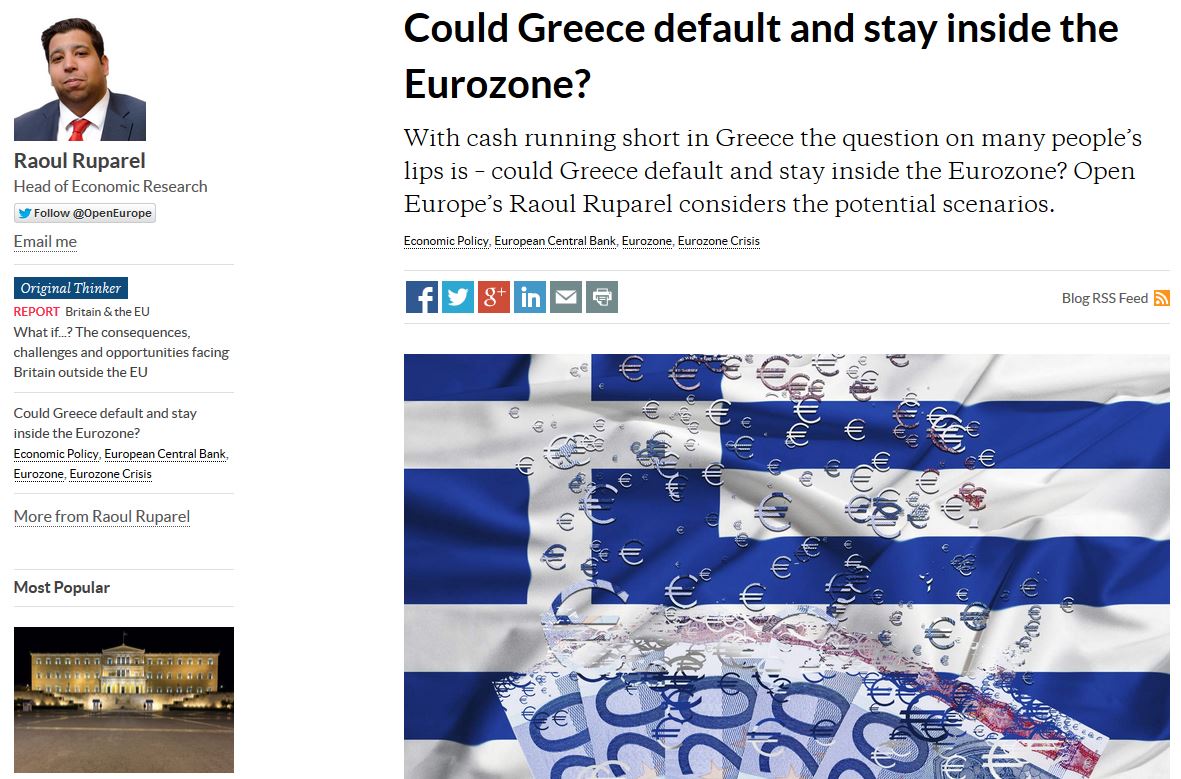 Στο κουβάρι του ελληνικού χρέους όλο το ευρωσύστημα