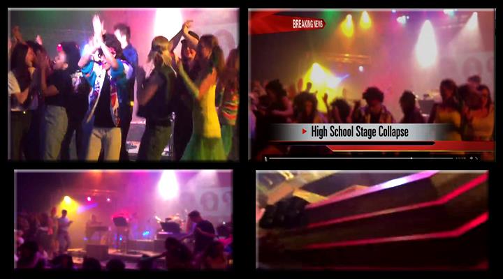 Παραλίγο τραγωδία σε σχολική παράσταση – Κατέρρευσε η σκηνή – ΒΙΝΤΕΟ