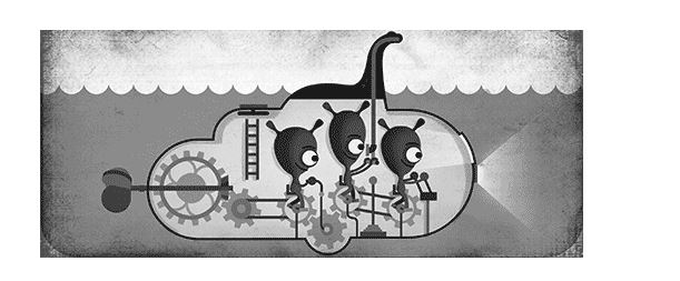 Το τέρας του Λοχ Νες έγινε doodle