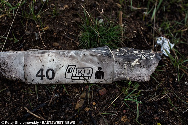 Looting claims: Larger fragments have been taken, although rumours among villagers here say that some parts were sold for scrap or otherwise vanished from the crash site as the scene was not secured properly