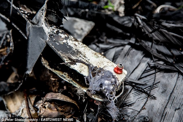 Evidence? Alongside the personal possessions are parts of the plane. Some might be crucial evidence for the forensic analysis of the causes of the crash by the investigators 1,600 miles away in The Netherlands