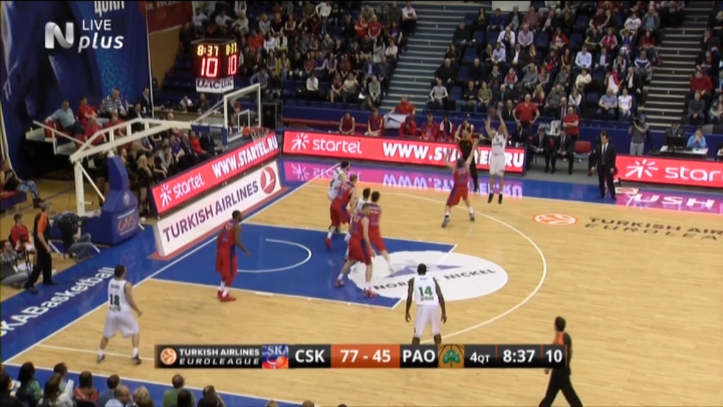 ΤΣΣΚΑ Μόσχας – Παναθηναϊκός 93-66 (ΤΕΛΙΚΟ)