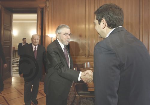 Ολοκληρώθηκε η συνάντηση Τσίπρα – Κρούγκμαν