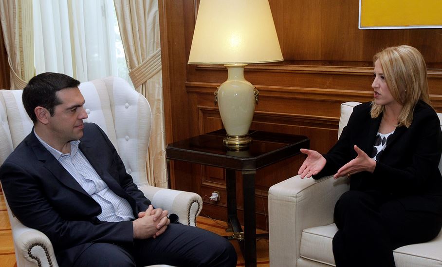Τι συζήτησε ο Πρωθυπουργός με τη Ρένα Δούρου – ΦΩΤΟ